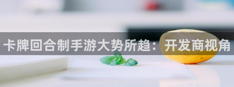 汇丰娱乐历史：卡牌回合制手游大势所趋：开发商视角